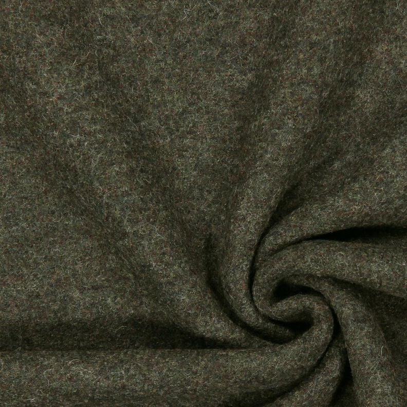 Fulled woollen loden – dark olive, image number 1