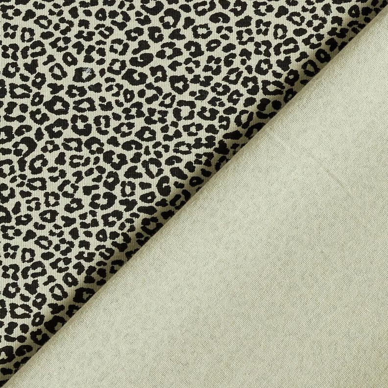 Cotton Jersey Mini Leopard Print – greige/black,  image number 4