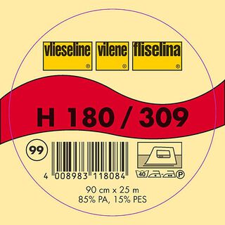 H 180 Fusible Interlining | Vilene – black, 