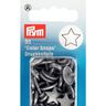 Color Snaps Star Press Fasteners 5 - silver grey| Prym,  thumbnail number 3