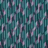 Ponte Roma Jersey abstract diamonds – petrol/pink,  thumbnail number 1
