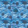 Winter Landscape Digital Print Half Panama Decor Fabric – light blue/midnight blue,  thumbnail number 1