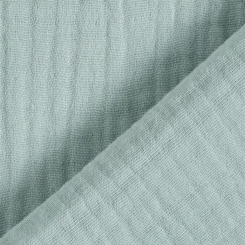 GOTS Triple-Layer Cotton Muslin – pastel green,  image number 4