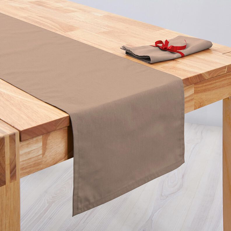 Linen fabric Ramie mix medium – taupe,  image number 9