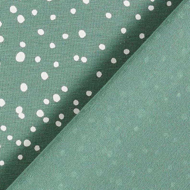 Cotton jersey irregular dots – reed,  image number 4