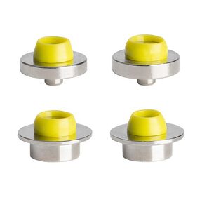 Hollow Rivet Tool Set [4 pieces | Ø 7.5+9mm] | Prym – silver metallic/light green, 