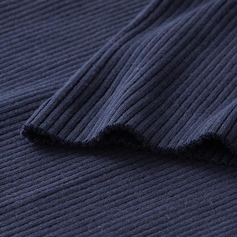 Heavy Hipster Jacket Cuff Ribbing – navy blue,  image number 2