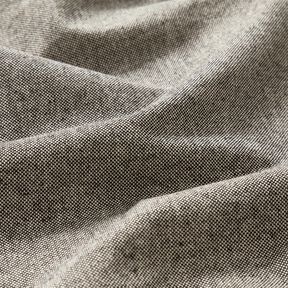 Decor Fabric Half Panama Two-tone – black/natural, 