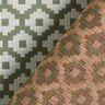 Outdoor fabric jacquard rhombus – olive,  thumbnail number 4