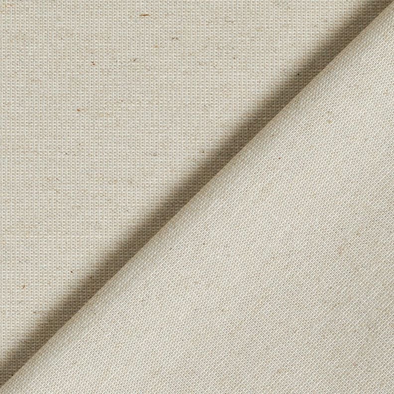 Decor Fabric Canvas Linen Blend – beige/natural,  image number 3