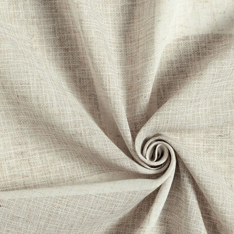 Curtain Fabric Linen Blend Shapes – light taupe/natural, image number 3