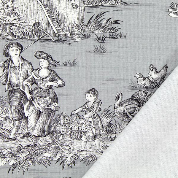 Decor Fabric Pastorale 280 cm – grey,  image number 3