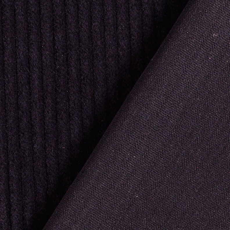 Chunky Corduroy pre-washed Plain – black,  image number 3