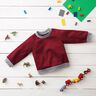Alpine Fleece Comfy Sweatshirt Plain – carmine,  thumbnail number 9