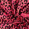 Viscose Voile Leo and flowers border design Panel – pink/orange,  thumbnail number 4