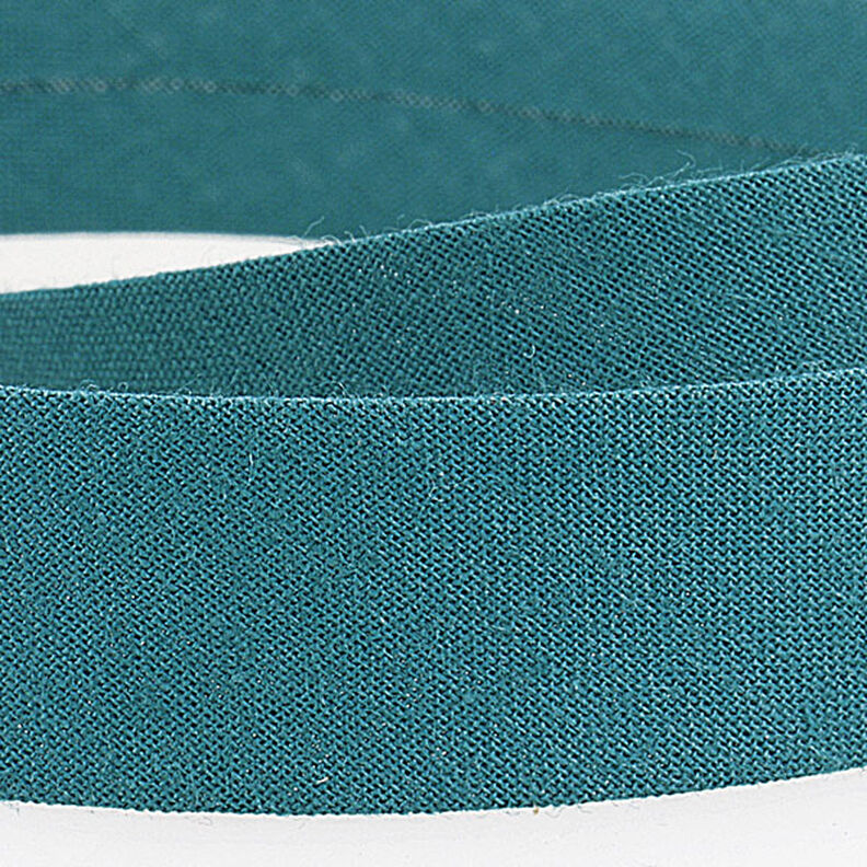 Bias binding Polycotton [20 mm] – light petrol,  image number 2