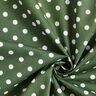 Cotton Poplin Large Dots – dark green/white,  thumbnail number 5
