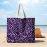 Coated Cotton abstract Leo | Poppy Fabrics – midnight blue/pink,  thumbnail number 5