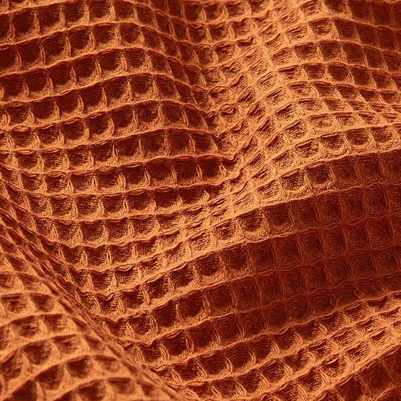 Waffle Piqué – terracotta,  image number 2