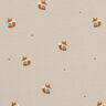 GOTS French Terry Fox with jumper Digital Print – almond,  thumbnail number 1