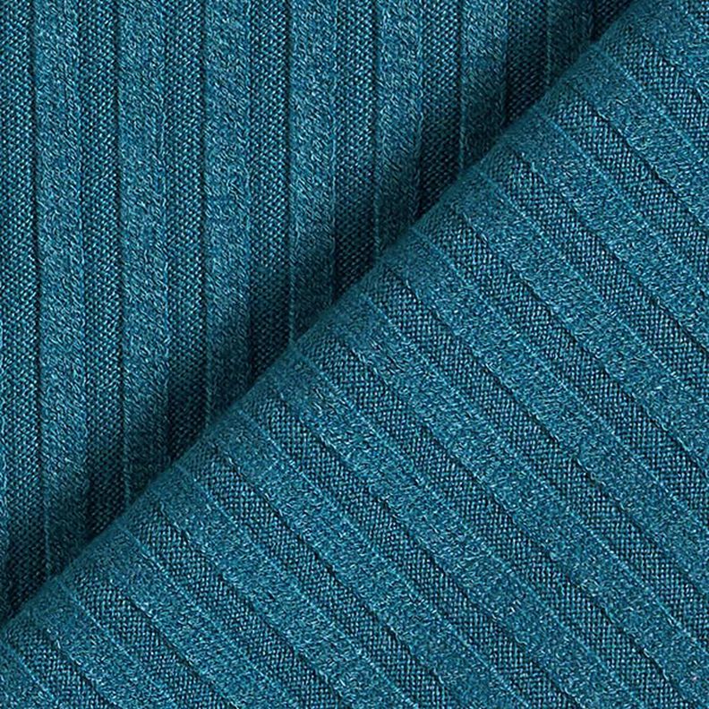 Ribbed Knit – turquoise blue,  image number 4