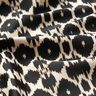 Swimsuit fabric abstract leopard print – black/cashew,  thumbnail number 2