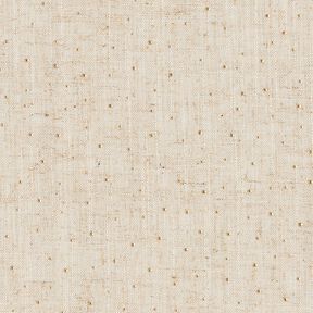 Viscose Linen Blend Glitter Dots – almond/metallic gold, 