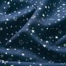 Cotton Poplin Foil Print Christmas Stars – midnight blue/metallic silver,  thumbnail number 2
