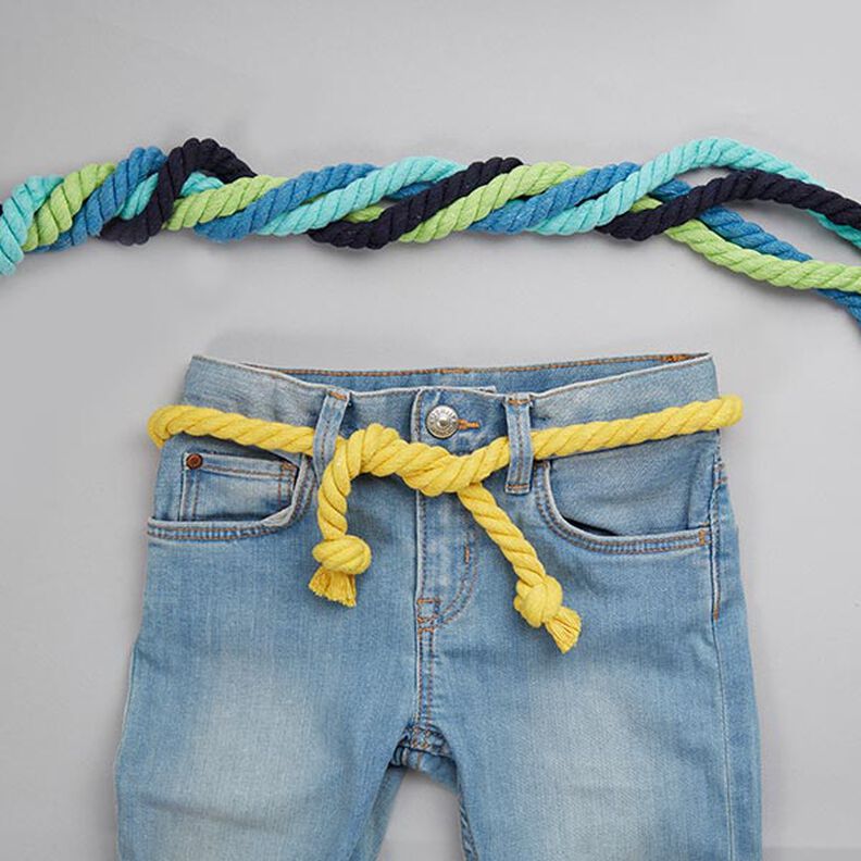 Cotton cord [Ø 14 mm] 14 - blue grey,  image number 4