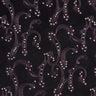 Fine cord embroidery and sequin flowers – black,  thumbnail number 1