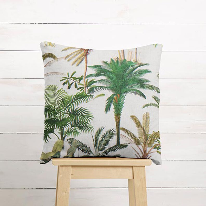 Outdoor Fabric Canvas palms – natural/light olive,  image number 10