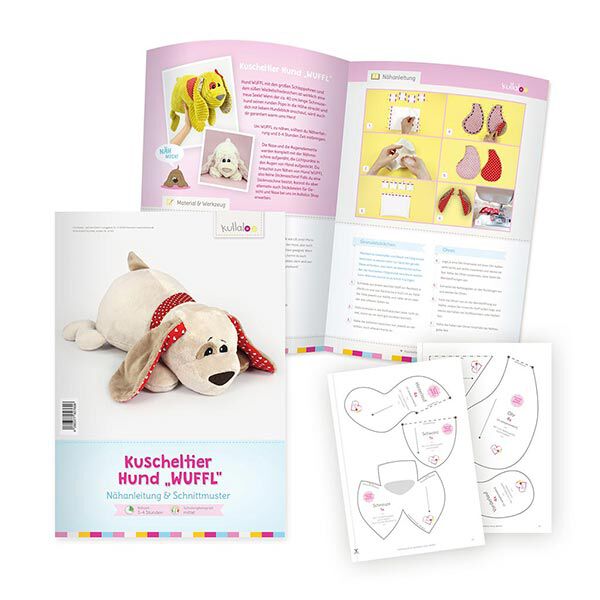 Sew a dog cuddly toy: "WUFFL" paper pattern  | Kullaloo,  image number 8