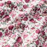 Cotton Poplin Wild Roses – white/hollyhock,  thumbnail number 2