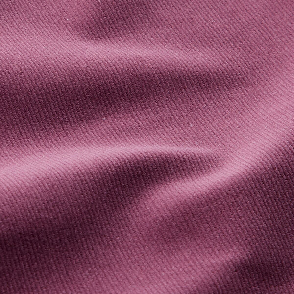 Plain Stretch Fine Cord – aubergine,  image number 2