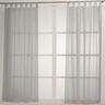 Curtain fabric Jute look 280 cm – light grey,  thumbnail number 5