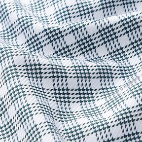Blouse fabric, shepherd’s check – white/anthracite, 