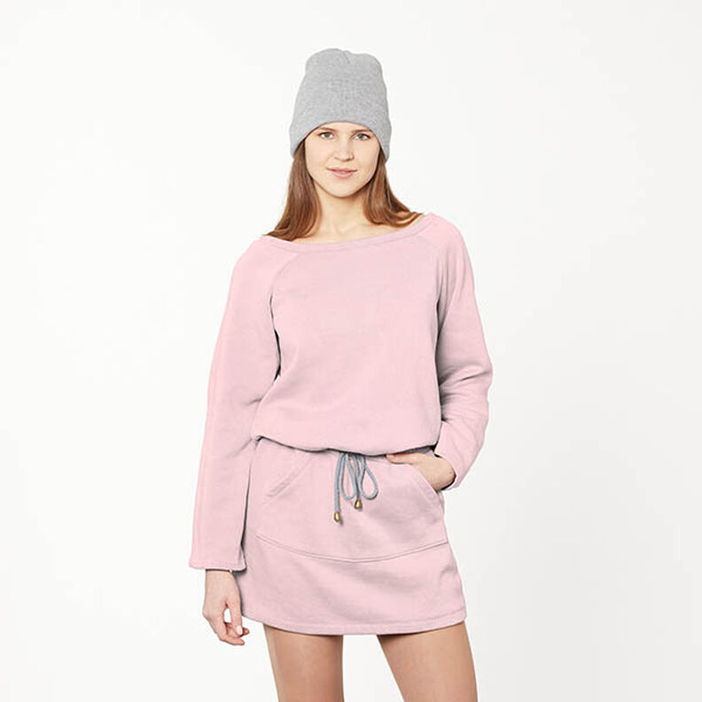 Brushed Sweatshirt Fabric Premium – light dusky pink,  image number 5