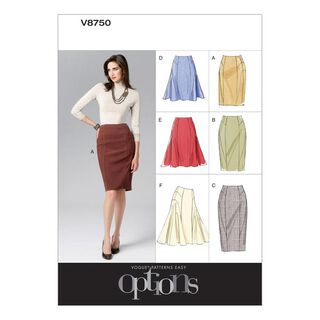 Side-Flare or Pencil Skirts, Vogue 8750 | 12 - 20, 