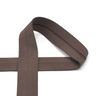 Bias binding Cotton Jersey [20 mm] – black brown,  thumbnail number 1