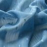 Metallic pinstripe chiffon dobby – brilliant blue/metallic silver,  thumbnail number 2