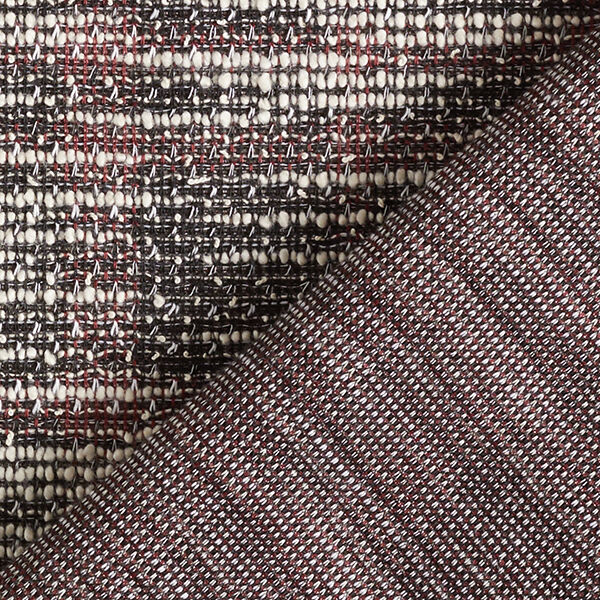 Lightweight knit bouclé stripes – chestnut,  image number 4