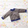 Cuffing Fabric Plain – indigo,  thumbnail number 4