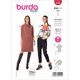 Dress / blouse with stand-up collar | Burda 5989 | 34-44,  thumbnail number 1