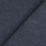 Linen fabric ramie mix stonewashed, heavy quality – midnight blue,  thumbnail number 3
