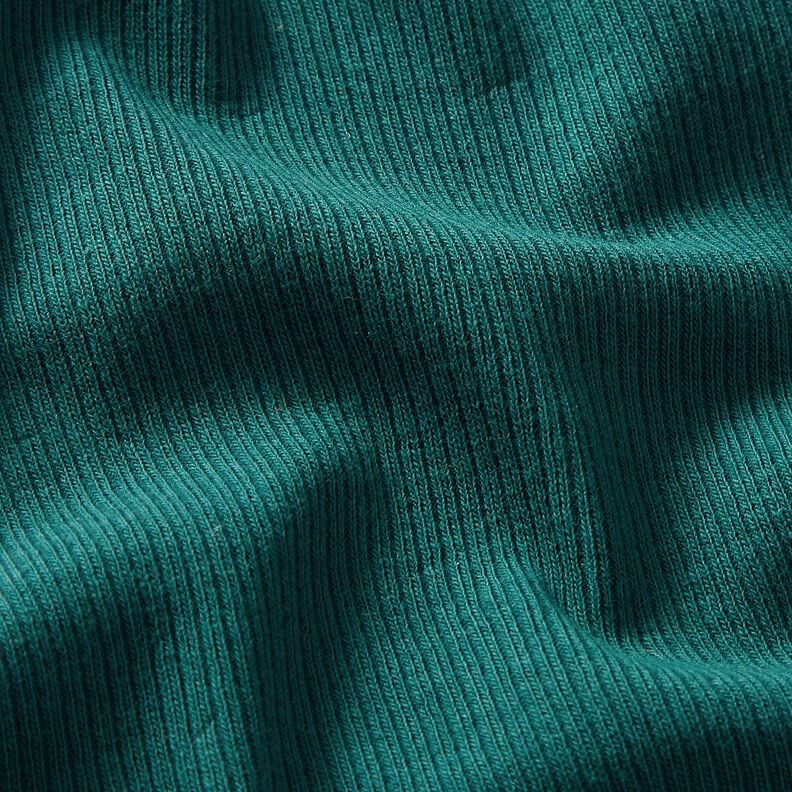 Ribbed Jersey fine 2-1-1-1 ribs – dark green,  image number 2