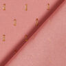 Glitter droplets viscose fabric – dusky pink,  thumbnail number 5