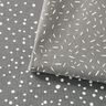 Cotton jersey irregular dots – grey,  thumbnail number 6