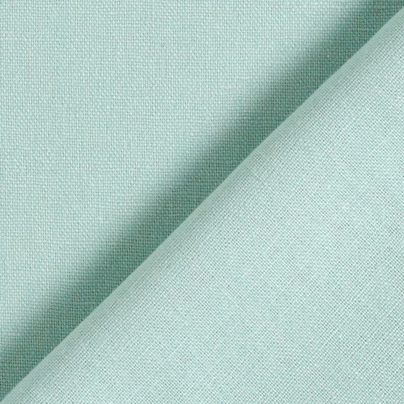 pure heavy linen Plain – pale mint,  image number 3
