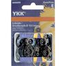 Sew-On Press Fasteners metal 1 – black | YKK,  thumbnail number 1