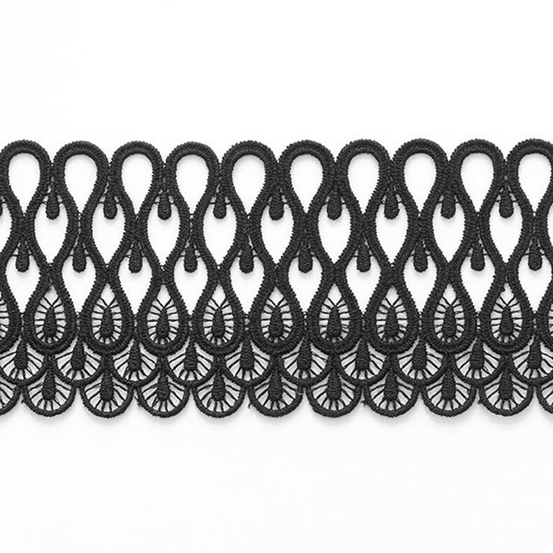 Lace Trim [ 65 mm ] – black,  image number 2
